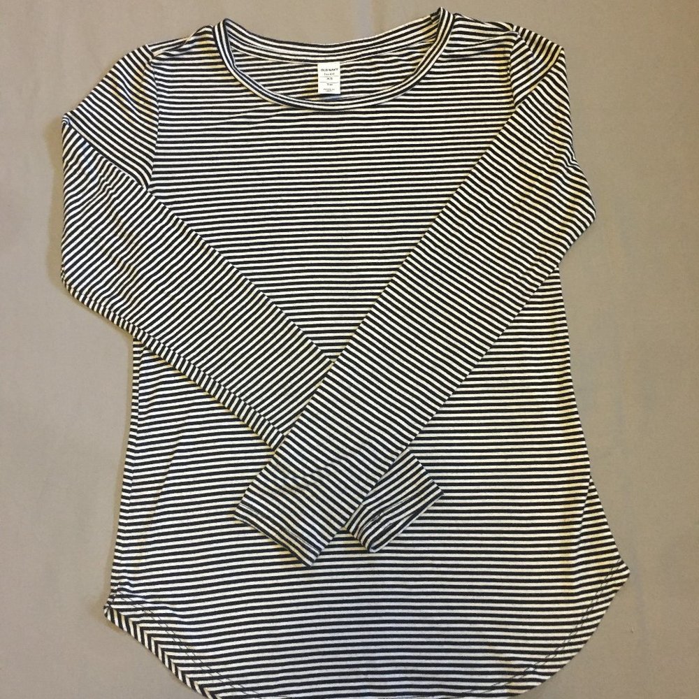 OLD NAVY Striped Long Sleeve Top